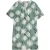 White Stuff June Linen Shift Dre Green Printed