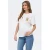 ONLY MATERNITY zwangerschaps T-shirt met backprint wit