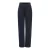 ONLY CARMAKOMA straight high waist casual broek donkerblauw