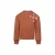 Koko Noko oversized gebloemde sweater – bruin