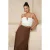 TRENDYOLMİLLA Dames Wit Effen Mouwloos Regular fit Blouses