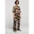 Summum Woman Pants Watery Print On French Terry Multicolour
