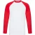 Fruit of the Loom Heren baseball t-shirt met lange mouwen