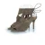 Aquazzura Kakhi groene sexy ding uitsparing suède sandalen