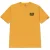 Caterpillar Heren T-shirt met handelsmerk (Mosterd)