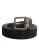 Dolce & Gabbana Zwart Kalfskleren Classic Metalen Gesp Riem