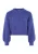 Dreimaster Grof gebreide trui Dames blauw