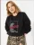 Bianco Lucci Sweatshirt  rood / zwart / wit
