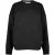 Calvin Klein Dames-sweatshirt met normale pasvorm en afhangende mouwen (Zwart)