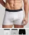 Superdry Mannen Triopak Boxershorts van Biologisch Katoen Zwart