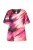 Ulla Popken Shirt  rosa / rood / zwart