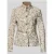 WHITE LABEL slim fit blazer in all-over look met opstaande kraag