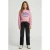 Cars sweater met print – lichtroze/blauw