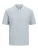Lichtblauw poloshirt Jack & Jones Plus Size textuur