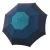 Doppler Manufaktur Paraplu ‘Elegance’  navy / kobaltblauw / cyaan blauw