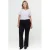 Fox Factor Plus Size flared jeans – zwart