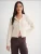 MixRay Gebreid vest  wolwit