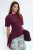 Oversized Crew Neck Drape Blouse