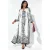 Geprinte V-hals Maxi-jurk met Strikdetail