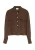 COMMA Blouse  donkerbruin