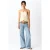 MANGO TEEN wide leg jeans – lichtblauw