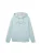 TOM TAILOR DENIM Sweatshirt  lichtblauw / grijs gemêleerd / zwart / wit