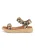 WODEN Sandalen met riem ‘Line Animal’  beige / donkerbruin