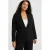 WE Fashion Curve aansluitende blazer zwart