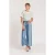Kings Of Indigo Lilibet Cropped Blue Reef Panel