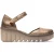 Fly London Dames Sahara Gold BISO305FLY Wedges Sandalen Espadrille Stap Hakken