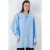 Lange Losse Fit Blouse met Babykraag en Strikdetail