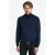 John Varvatos Grand Birdseye Half Zip In Ctn Cash Navy