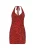 faina Jurk  rood / zwart
