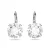 Swarovski Oorbellen ‘Millenia’  zilver / transparant