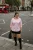 Trendyol Curve Dames Roze Effen Lang Regular fit Grote maten Overhemden