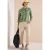 Cecil Dames Shirt met 3/4-mouwen, capuchon en printdetails in Groen