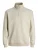 JACK & JONES Bradley sweat half zip regular fit – heren schipperstrui katoenmengsel met opstaande boord – beige