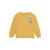 Daily7 oversized sweater met backprint – geel