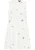 Dreimaster midi-jurk Dames Wol Wit Blauw