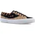 Superga Cheetah & zebra geprinte rundleren sandalen voor volwassenen (Zwart)
