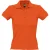 SOLS Vrouwen/dames Mensen Pique Korte Mouw Katoenen Poloshirt (Oranje)