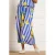LOLALIZA viscose a-lijn rok – blauw