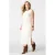MS Mode gebloemde midi jurk met pailletten Plus Size – ecru