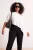 Trendyol Curve Dames Ecru Effen Mouwloos Oversized Grote maten Blouses