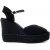 Montevita Sparto Wedge Sandaal Wesparto7 In Zwart