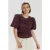 HARPER & YVE top met plooien – bruin