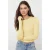 TRENDYOLMİLLA Dames Geel Effen Lang Getailleerd Blouses