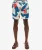 Gerecyclede Hawaïaanse Zwemshort – 43 cm Wit