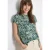 Shirt met korte mouwen en patchworkprint