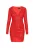 faina Cocktailjurk  rood